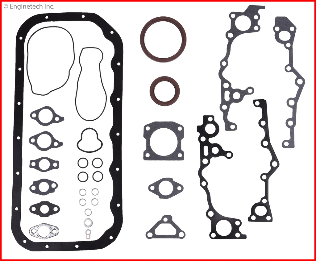 Enginetech Engine Full Gasket Set for Toyota Tacoma and 4Runner - Part Number TO2.4K-2