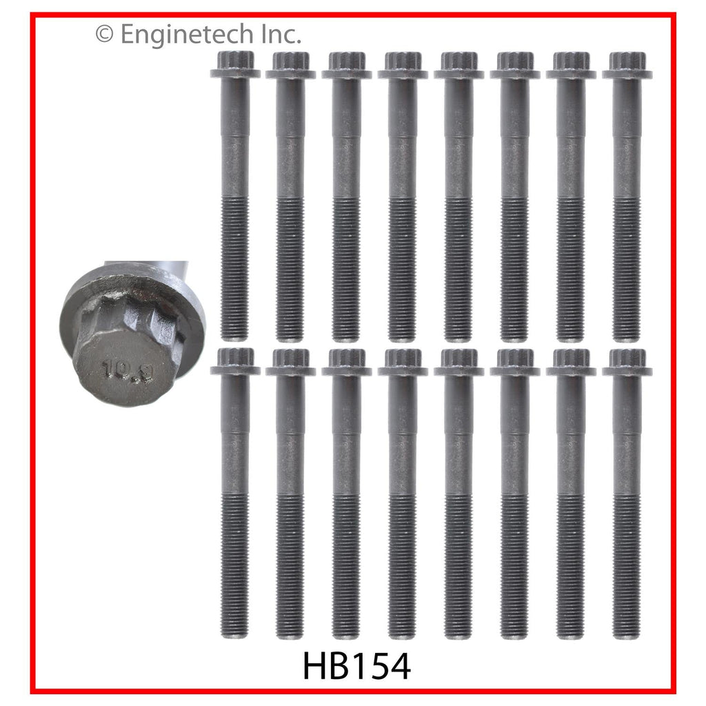 Enginetech Engine Cylinder Head Gasket Set for Toyota and Lexus with Head Bolts (Part Number TO2.5HS-WB)