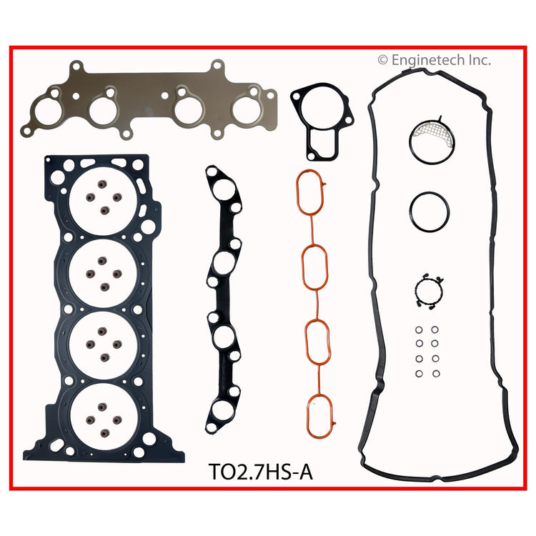 Enginetech Engine Full Gasket Set for Toyota Tacoma (Part No. TO2.7K-1)