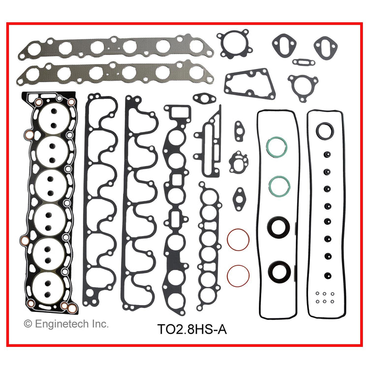 Enginetech TO2.8K-1 Engine Full Gasket Set for Toyota Celica and Cressida