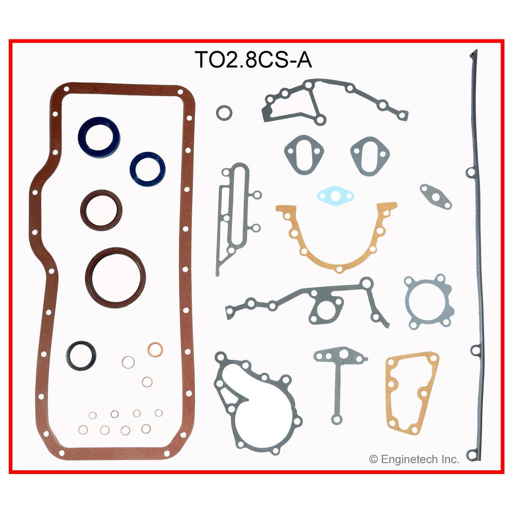 Enginetech TO2.8K-1 Engine Full Gasket Set for Toyota Celica and Cressida