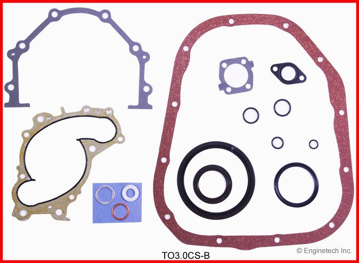 Enginetech TO3.0CS-B Engine Lower End Gasket Set for Toyota and Lexus Vehicles