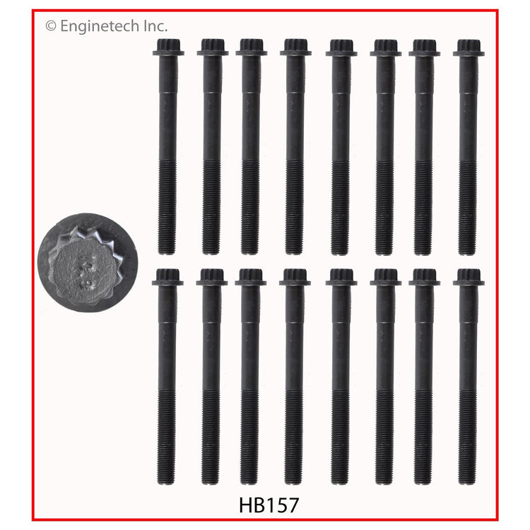 Enginetech TO3.0HS-WB Engine Cylinder Head Gasket Set for Toyota 4Runner and Pickup with Head Bolts