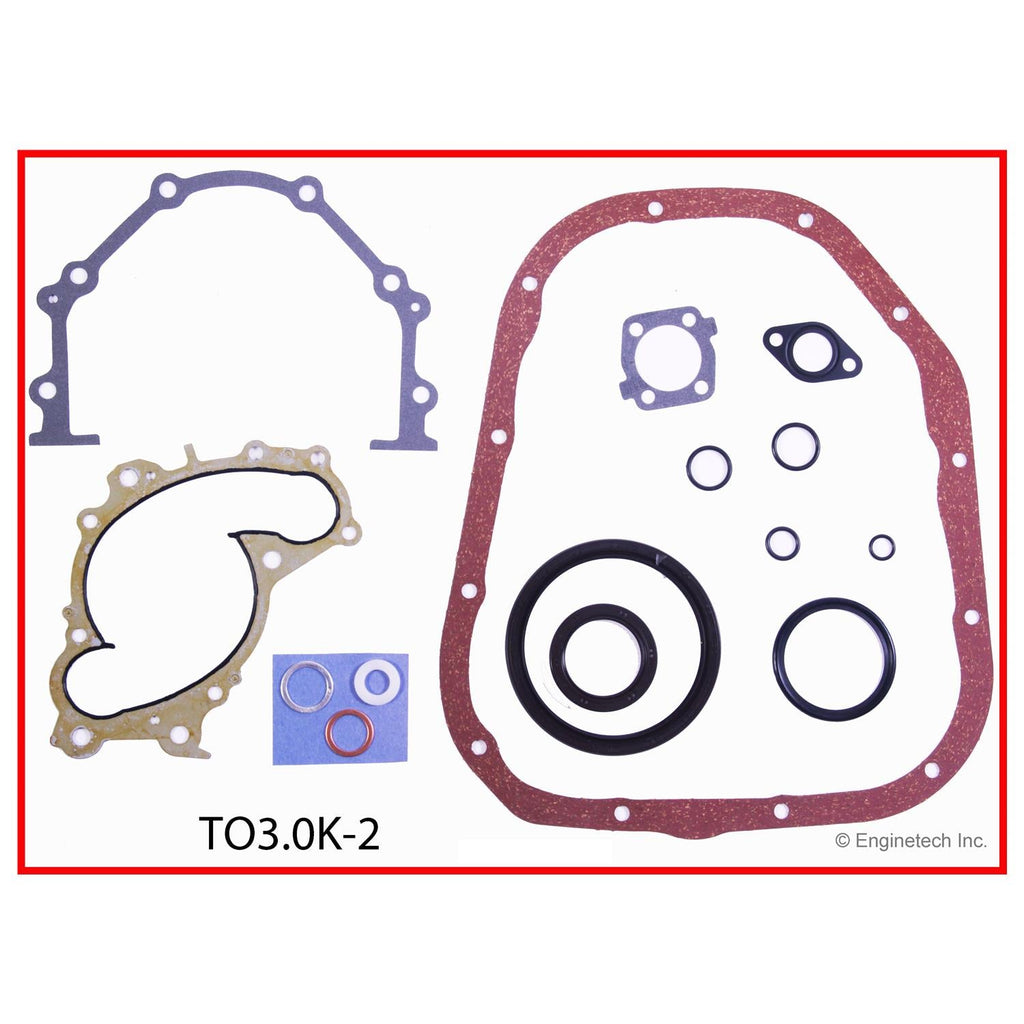 Enginetech Engine Full Gasket Set for Toyota and Lexus Vehicles – Part Number TO3.0K-2