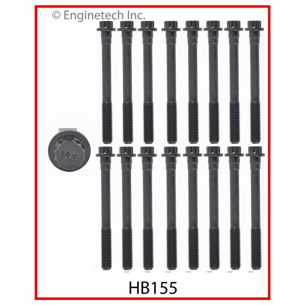 Enginetech Cylinder Head Gasket Set for Toyota and Lexus with Head Bolts - Part TO3.3HS-AWB