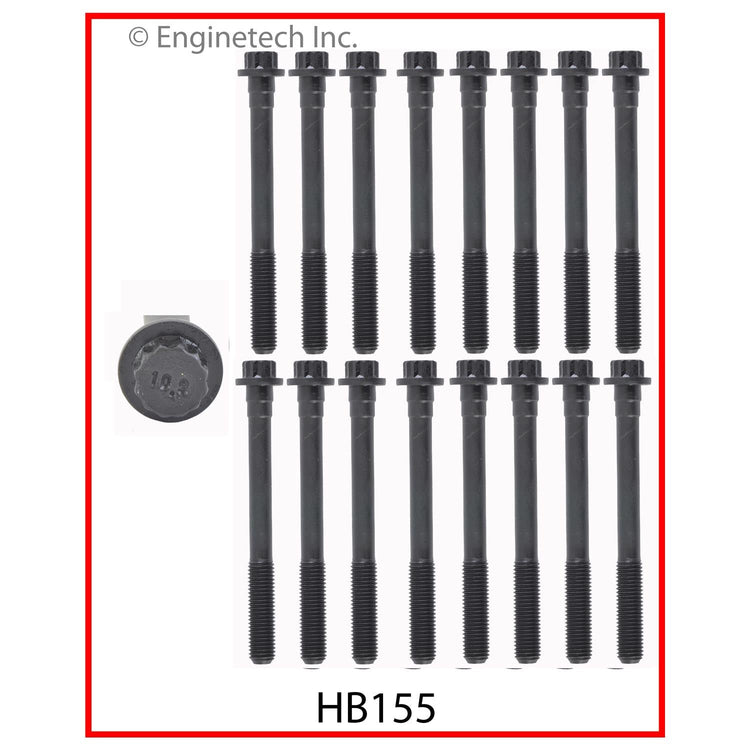Enginetech Cylinder Head Gasket Set for Toyota and Lexus with Head Bolts - Part TO3.3HS-AWB