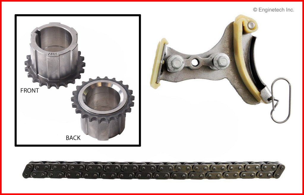 Enginetech TS1360 Engine Timing Set for 2012 Chevrolet Camaro and GMC Canyon
