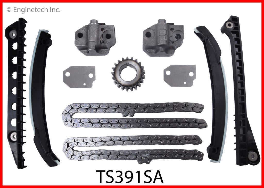 Enginetech TS391SA Engine Timing Set for 2002 Ford E-Series and F-Series Vehicles
