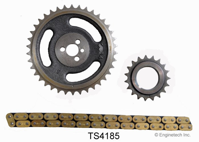Enginetech TS4185 Engine Timing Set with High Alloy Steel Sprockets and Single Roller Chain