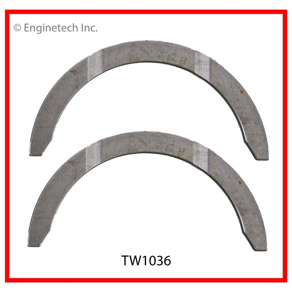 Enginetech TW1036STD Engine Crankshaft Thrust Washer for Kia Spectra and Sephia