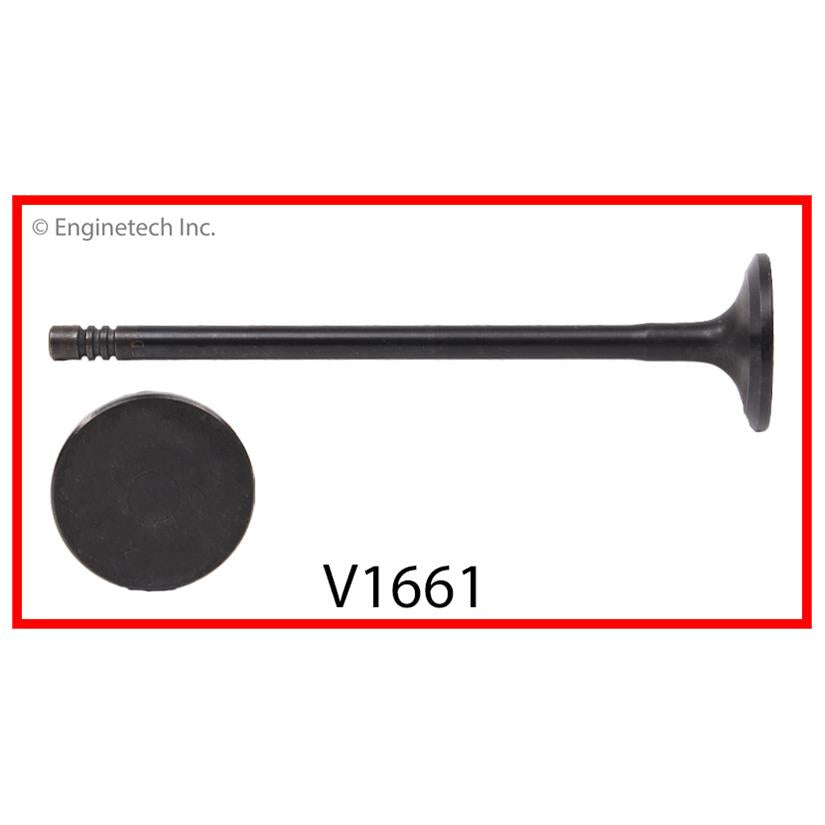 Enginetech V1661 Engine Exhaust Valve for Ford Fusion, Fiesta, and Transit Connect