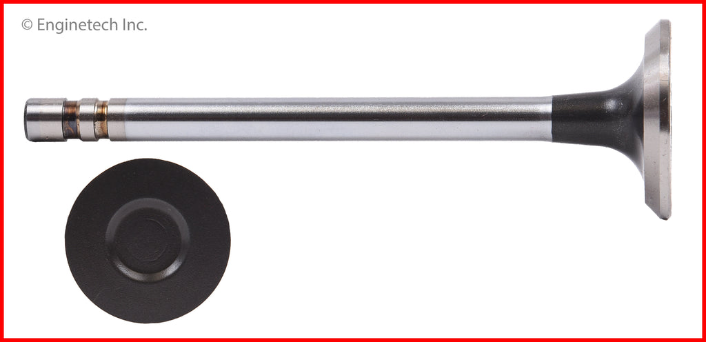 Enginetech V1923B Engine Exhaust Valve with Chrome Stem for Optimal Performance