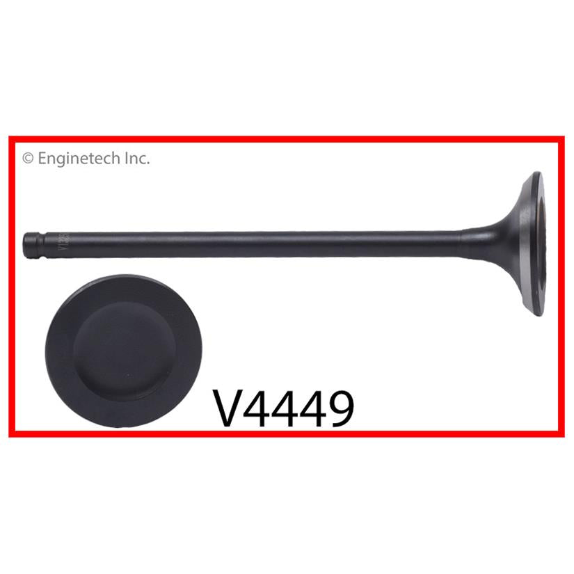 Enginetech V4449 Engine Exhaust Valve for 2012-2013 Chrysler, Dodge, and Jeep Models