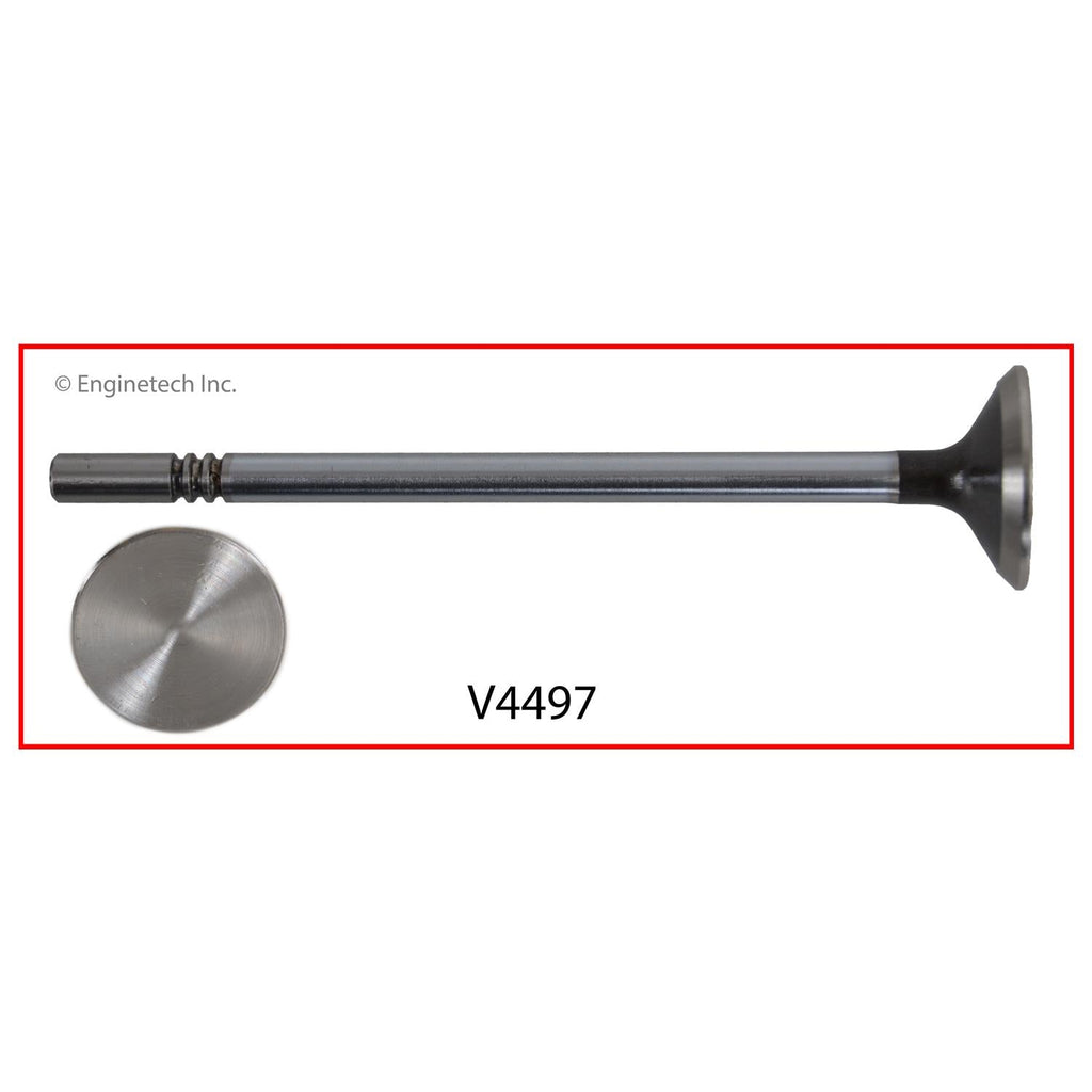 Enginetech V4497 Inconel Engine Exhaust Valve for Ford Super Duty (2012-2014)