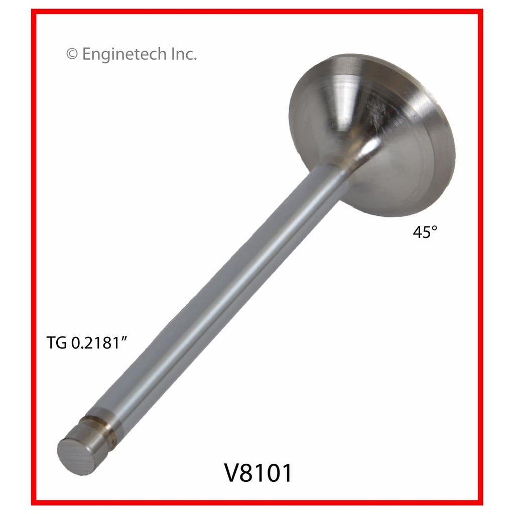 Enginetech V8101 Engine Exhaust Valve for Silverado and Sierra 2500 HD Models