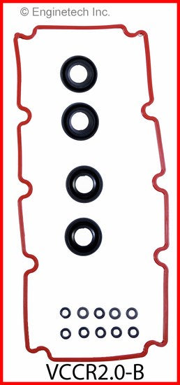 Enginetech Engine Valve Cover Gasket for Dodge and Chrysler Vehicles — Part VCCR2.0-B