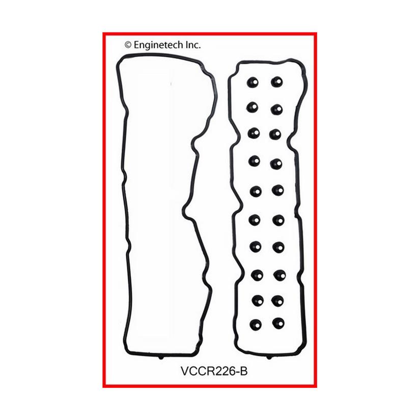 Enginetech VCCR226-B Engine Valve Cover Gasket for Dodge and Chrysler Vehicles