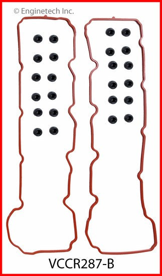 Enginetech VCCR287-B Engine Valve Cover Gasket for Dodge and Chrysler Vehicles