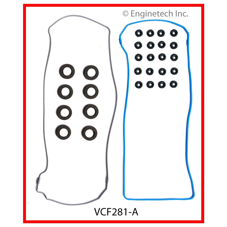 Enginetech VCF281-A Engine Valve Cover Gasket for Ford Trucks and Mustangs