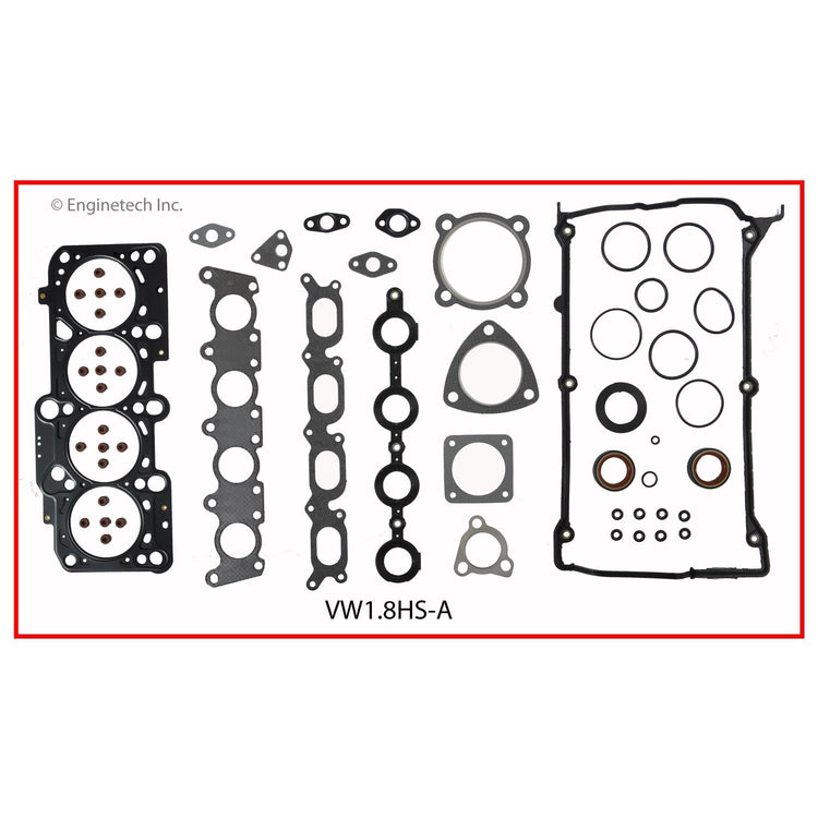 Enginetech VW1.8HS-A Engine Cylinder Head Gasket Set for Volkswagen and Audi Vehicles