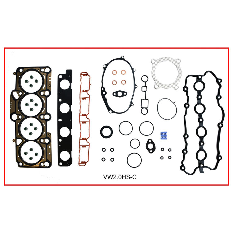 Enginetech VW2.0HS-C Engine Cylinder Head Gasket Set for Volkswagen and Audi Vehicles