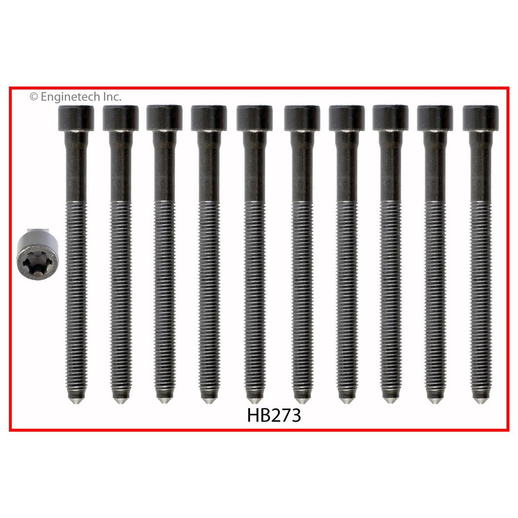 Enginetech VW2.0HS-FWB Engine Cylinder Head Gasket Set for Volkswagen Vehicles with Head Bolts