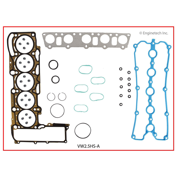 Enginetech VW2.5HS-AWB Engine Cylinder Head Gasket Set for Volkswagen Jetta, Beetle, and Rabbit
