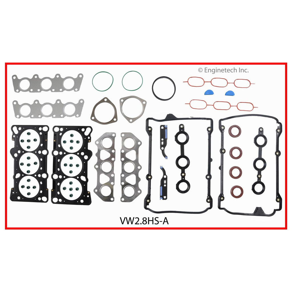 Enginetech VW2.8HS-A Engine Cylinder Head Gasket Set for Volkswagen and Audi Models