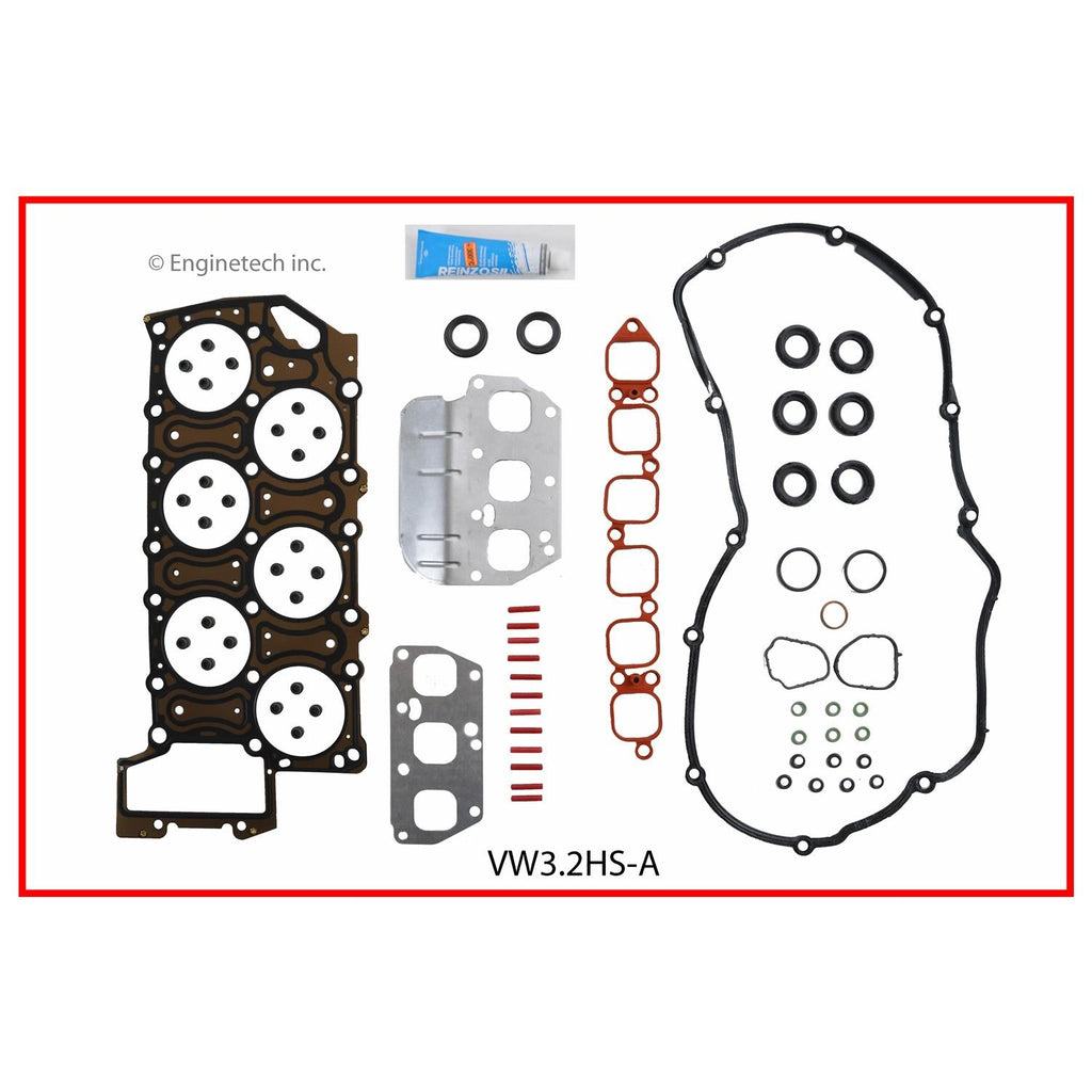 Enginetech VW3.2HS-A Engine Cylinder Head Gasket Set for Volkswagen Cars and Trucks