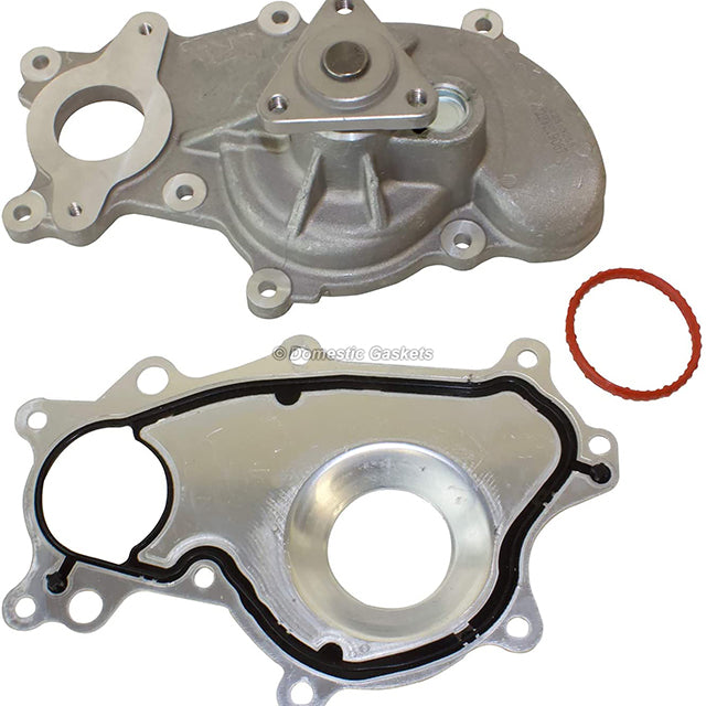 Timing Chain Kit Water Pump w/ 3-Bolt Flange Fit 15-16 Lincoln Ford F-150 3.5L