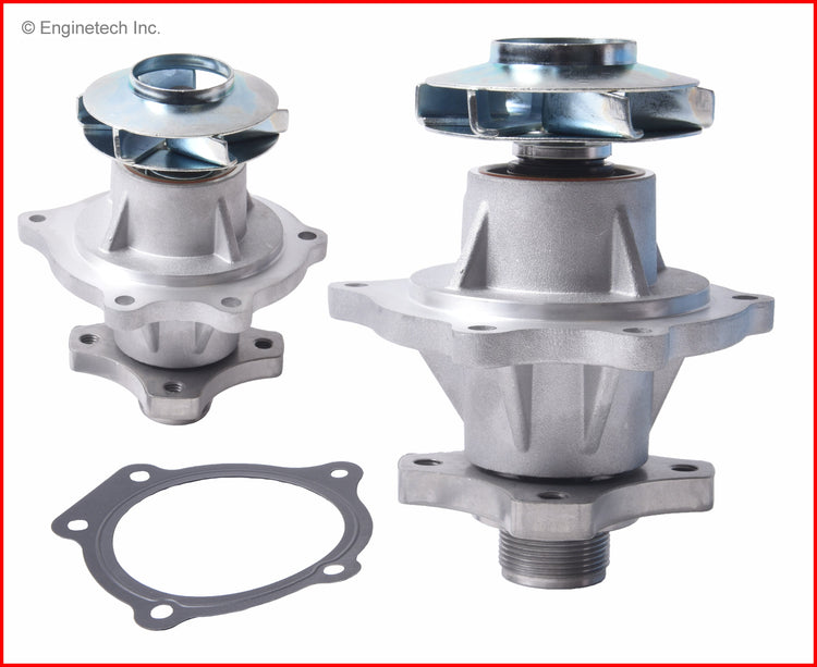 Enginetech WP506 Engine Water Pump with Gasket for Chevy Colorado and GMC Envoy XL