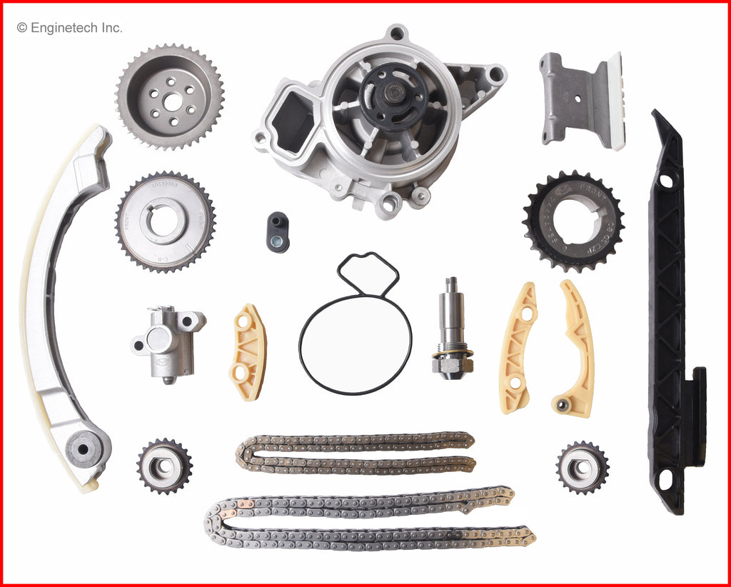 Enginetech WPK420 Engine Timing Chain Kit with Water Pump for Reliable Engine Performance
