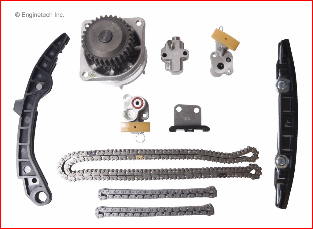Enginetech WPK731 Engine Timing Chain Kit with Water Pump for Domestic and Import Engines